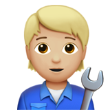 Mechaniker(in): mittelhelle Hautfarbe