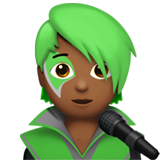 Sänger(in): mitteldunkle Hautfarbe