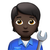 Mechaniker(in): dunkle Hautfarbe