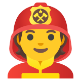 Feuerwehrmann/-frau - Noto Color Emoji