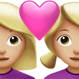 Liebespaar: Frau, Frau und mittelhelle Hautfarbe