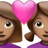 Liebespaar: Frau, Frau und mittlere Hautfarbe