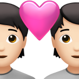 Liebespaar: helle Hautfarbe