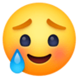 Lachendes Gesicht mit Träne - Facebook