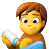 Person, die Baby die Flasche gibt - Facebook