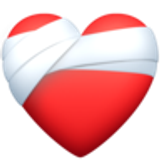 Herz mit Verband - Facebook