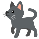 Schwarze Katze - Noto Color Emoji