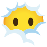 Gesicht in Wolken - Noto Color Emoji