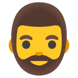 Mann: Bart - Noto Color Emoji