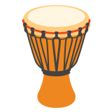 Afrikanische Trommel - Noto Color Emoji