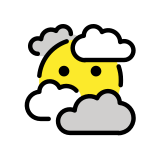 Gesicht in Wolken - OpenMoji