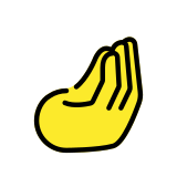 Zusammengedrückte Finger - OpenMoji