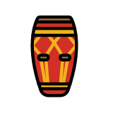 Afrikanische Trommel - OpenMoji