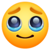 Gesicht, das Tränen zurückhält - Facebook