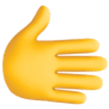 Nach rechts weisende Hand - Facebook