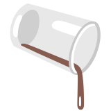 Flüssigkeit ausgießen - Noto Color Emoji