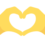 Hände, die Herz bilden - Twitter / X