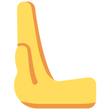 Nach links schiebende Hand - Twitter / X