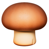 Brauner Pilz Emoji