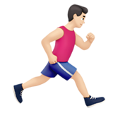 laufender Mann: helle Hautfarbe, nach rechts