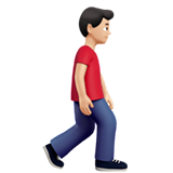 Fußgänger: helle Hautfarbe, nach rechts