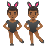 Männer mit Hasenohren: mitteldunkle Hautfarbe