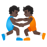 Ringer(in): dunkle Hautfarbe