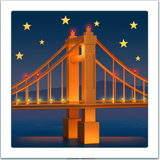 Golden Gate Bridge bei Nacht