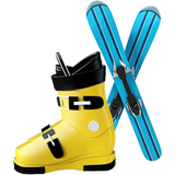 Ski Skischuhe Emoji