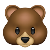 Teddybär Gesicht Emoji