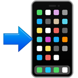 Handy mit Pfeil Emoji