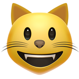 Lachendes Katzen Smiley