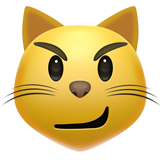 Ironisches Katzen Emoji