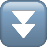 Schnell Abwärts Taste