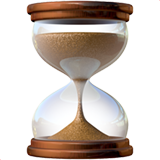 Sanduhr fließender Sand