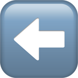 Pfeil links Whatsapp