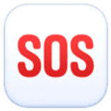 SOS-Zeichen - Facebook