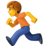 Laufende Person - Facebook