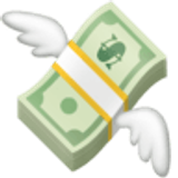 Geldschein mit Flügeln - Facebook