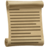 Schriftrolle - Facebook