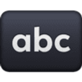 Eingabesymbol lateinische Kleinbuchstaben - Facebook