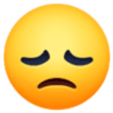 Enttäuschtes Gesicht - Facebook