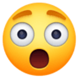 Erstauntes Gesicht - Facebook