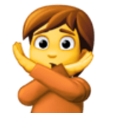 Person mit überkreuzten Armen - Facebook