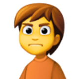 Missmutige Person - Facebook