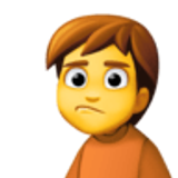 Schmollende Person - Facebook