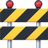 Baustellenabsperrung - Facebook