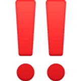 Doppeltes Ausrufezeichen - Facebook