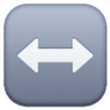 Pfeil nach links und rechts - Facebook