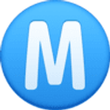 Buchstabe „M“ in Kreis - Facebook